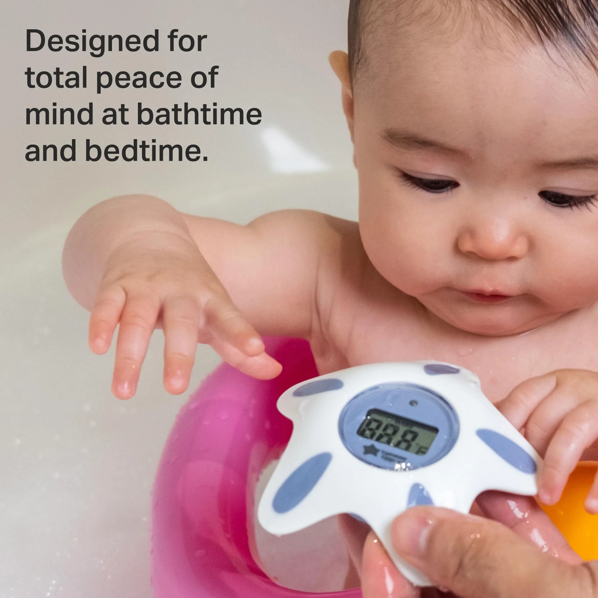Tommee Tippee Closer to Nature Bath and Room Thermometer, White