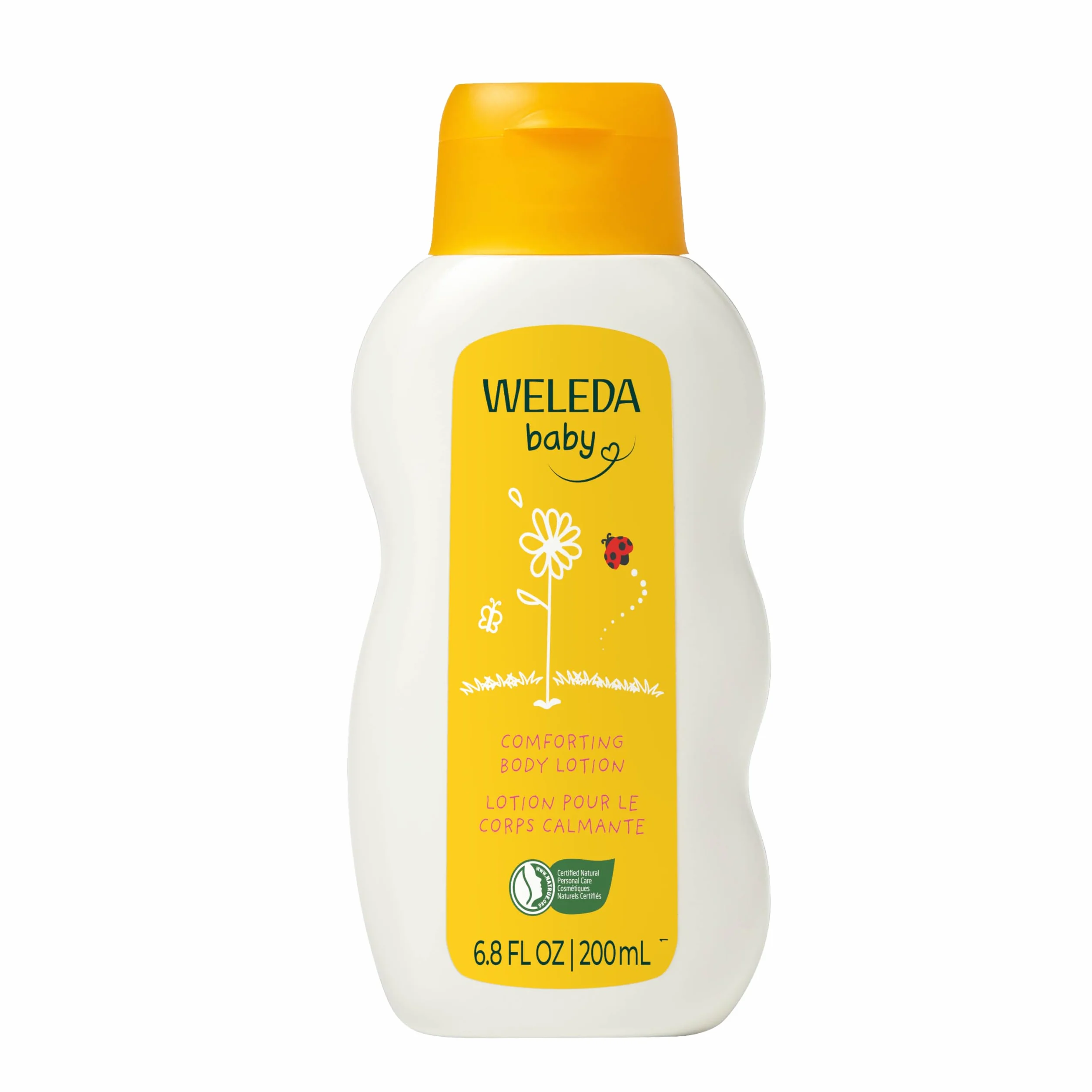 Weleda Balsam do ciała dla niemowląt, krem nawilżający z nagietka, krem nawilżający dla niemowląt, delikatna skóra, testowany dermatologicznie, delikatna ochrona, opracowany przez profesjonalistów