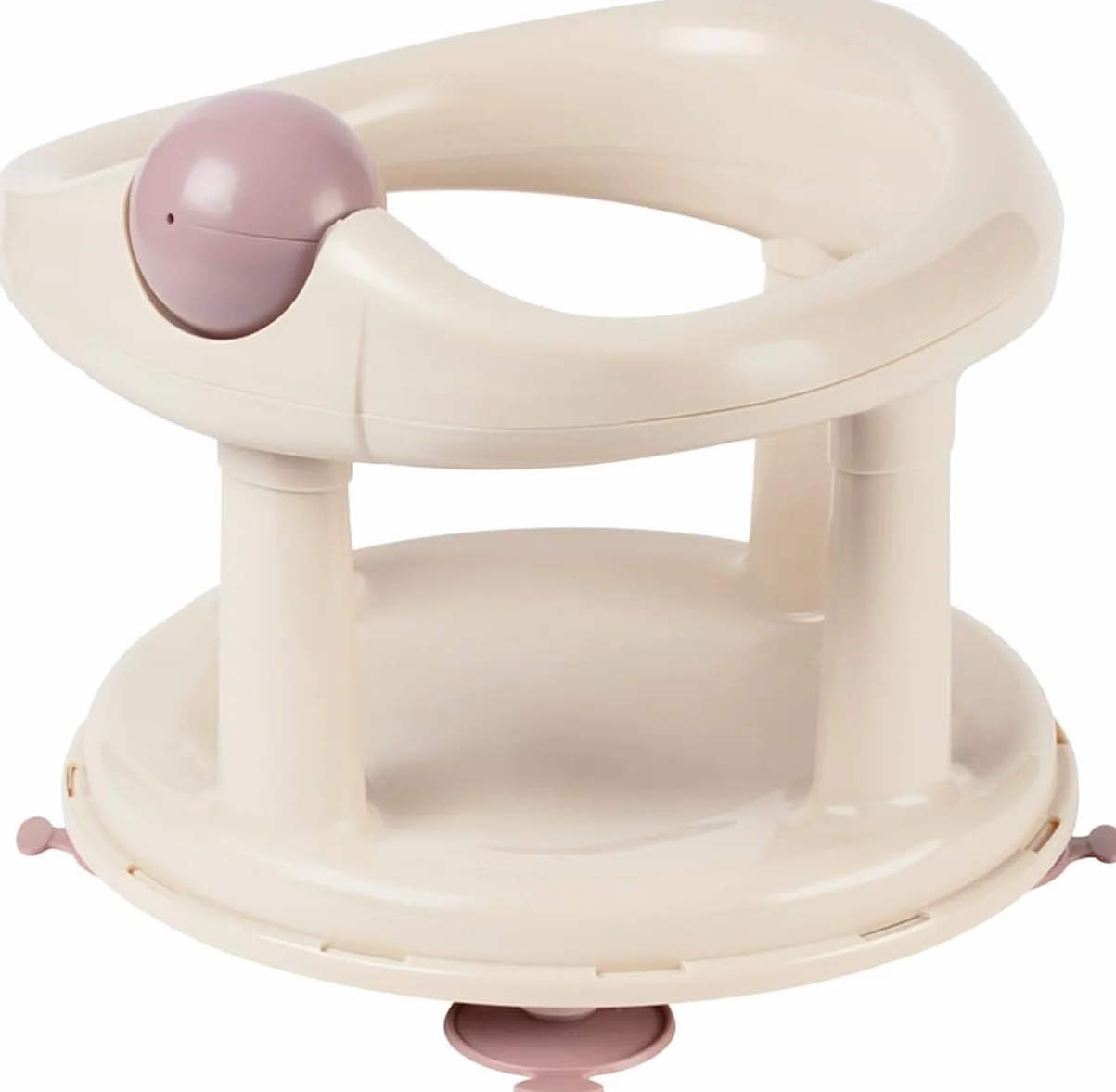 Obrotowe Siedzisko do Kąpieli Bebeconfort, Siedzisko do Kąpieli, Ergonomiczne, 6-12 miesięcy, 0-10 kg, Beige