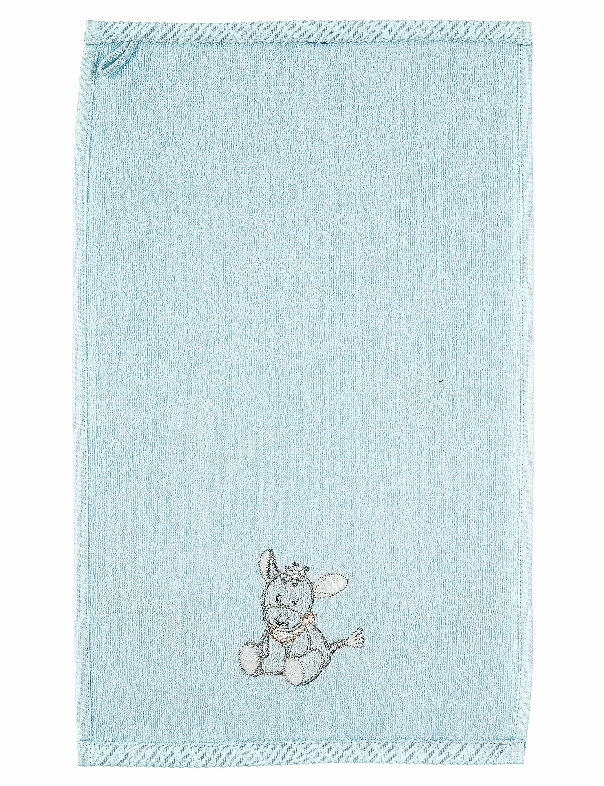 Sterntaler Ręcznik dziecięcy osioł Emmi 50 x 30 cm jasnoniebieski