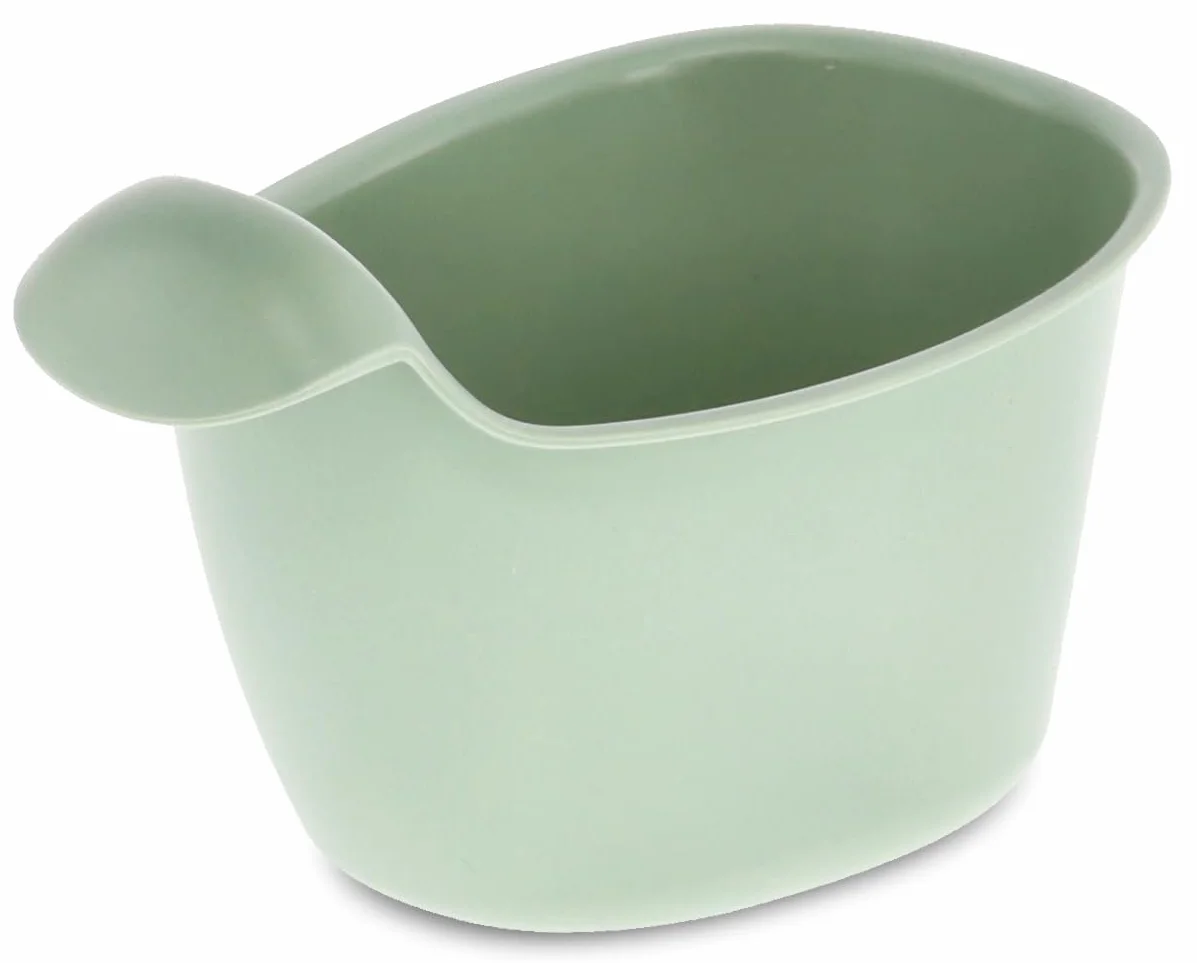 sun baby Nocnik dla dzieci 18-36 miesięcy NESTPOT, antypoślizgowe nóżki, ergonomiczne oparcie, wyjmowany wkład, tworzywo sztuczne, do 15 kg - Zielony-Biały