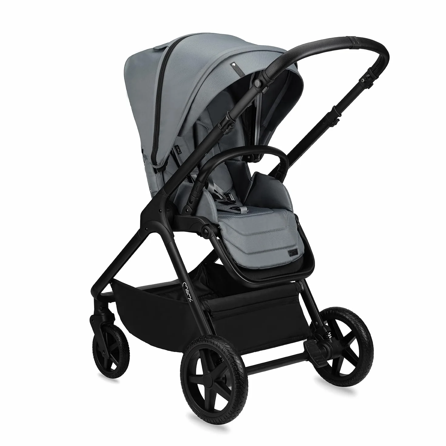 MoMi GISELLE Wózek dziecięcy kombi 2 w 1 z funkcją buggy, 5-punktowy pas bezpieczeństwa, od 1. dnia życia, do 22 kg masy ciała (wózek), kosz na zakupy, materac, ochrona przed deszczem i torba do