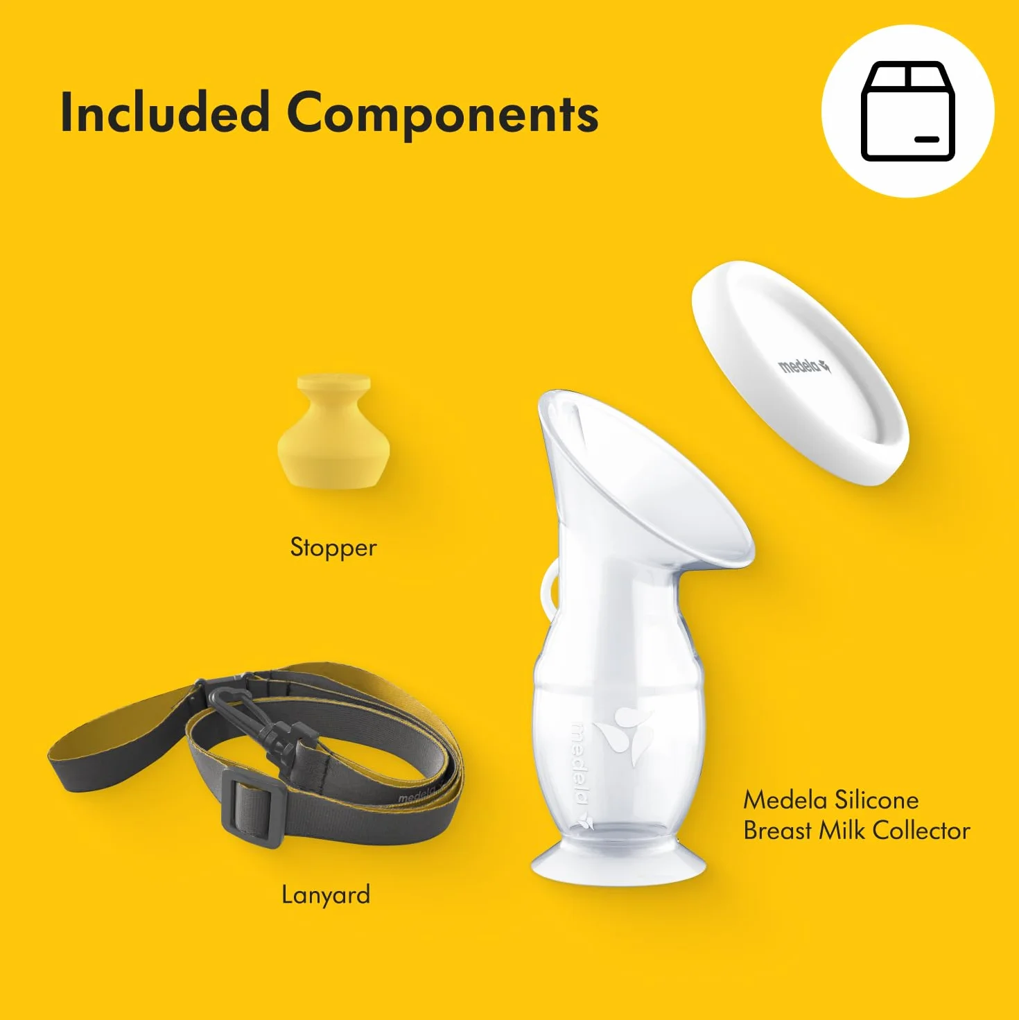 Medela silikonowy pojemnik na mleko dla matek karmiących, silikonowy pojemnik na mleko, pojemnik na mleko z przyssawką podstawką i pokrywką do codziennego karmienia piersią 101044201