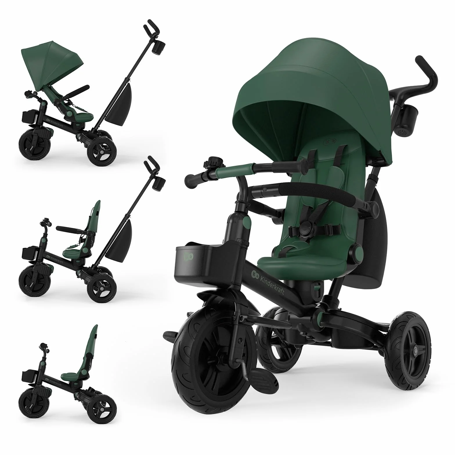 Kinderkraft Rower trójkołowy AVEO 2 PRO zielony
