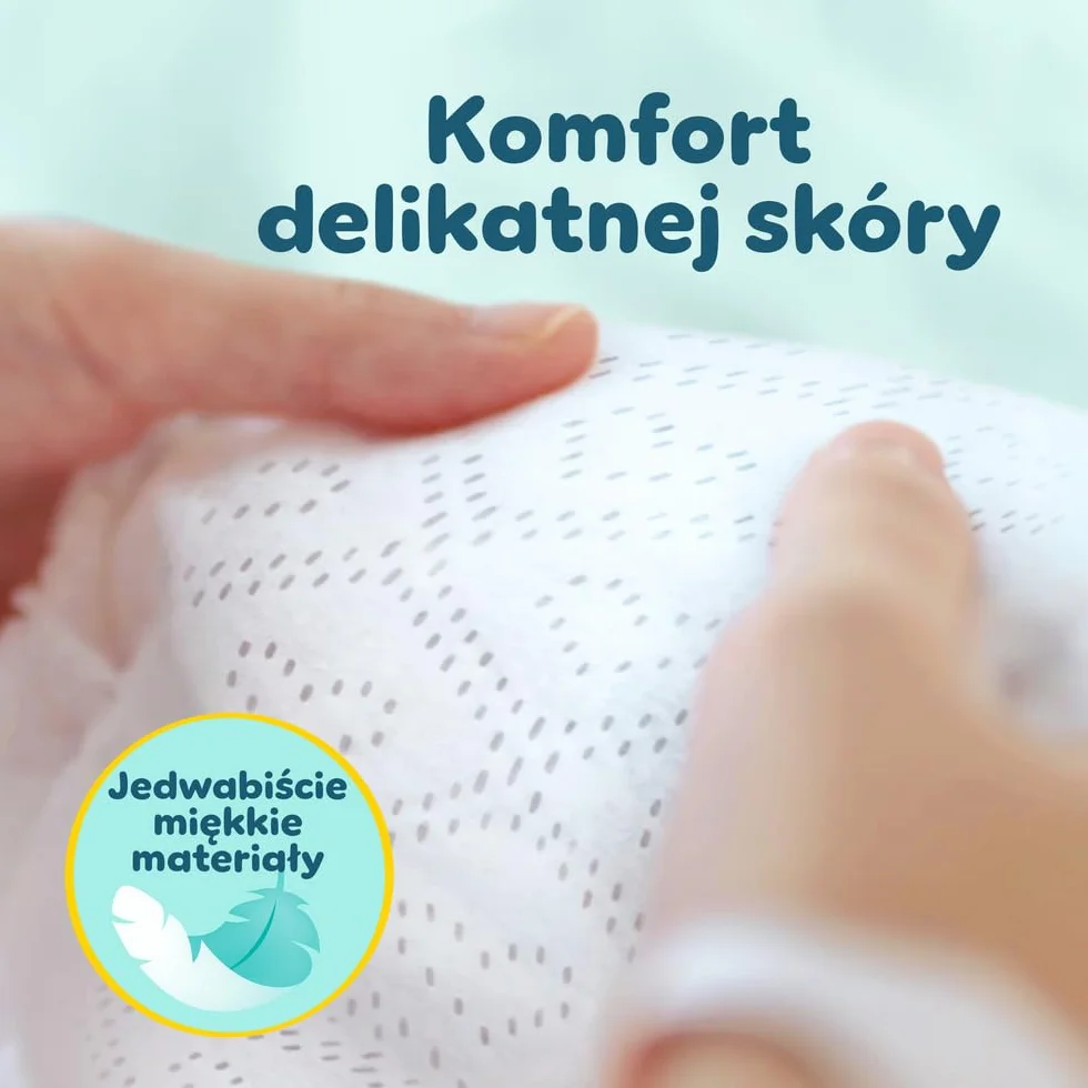Pampers Premium Care Pieluszki, Rozmiar 6, 128 Sztuk, 13 kg - 18 kg, Podwójna Ochrona, Skóry i przed Przeciekaniem