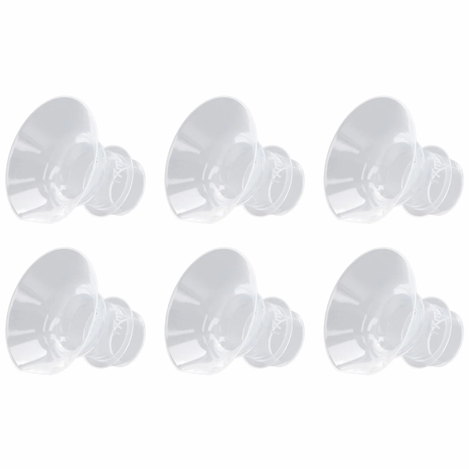 6 szt. Wkładki Kołnierzowe MomMed Poręczne Miseczki Laktator do Noszenia Zmniejsz Tunel 24 Mm do Innego Odpowiedniego Rozmiaru (17 MM)
