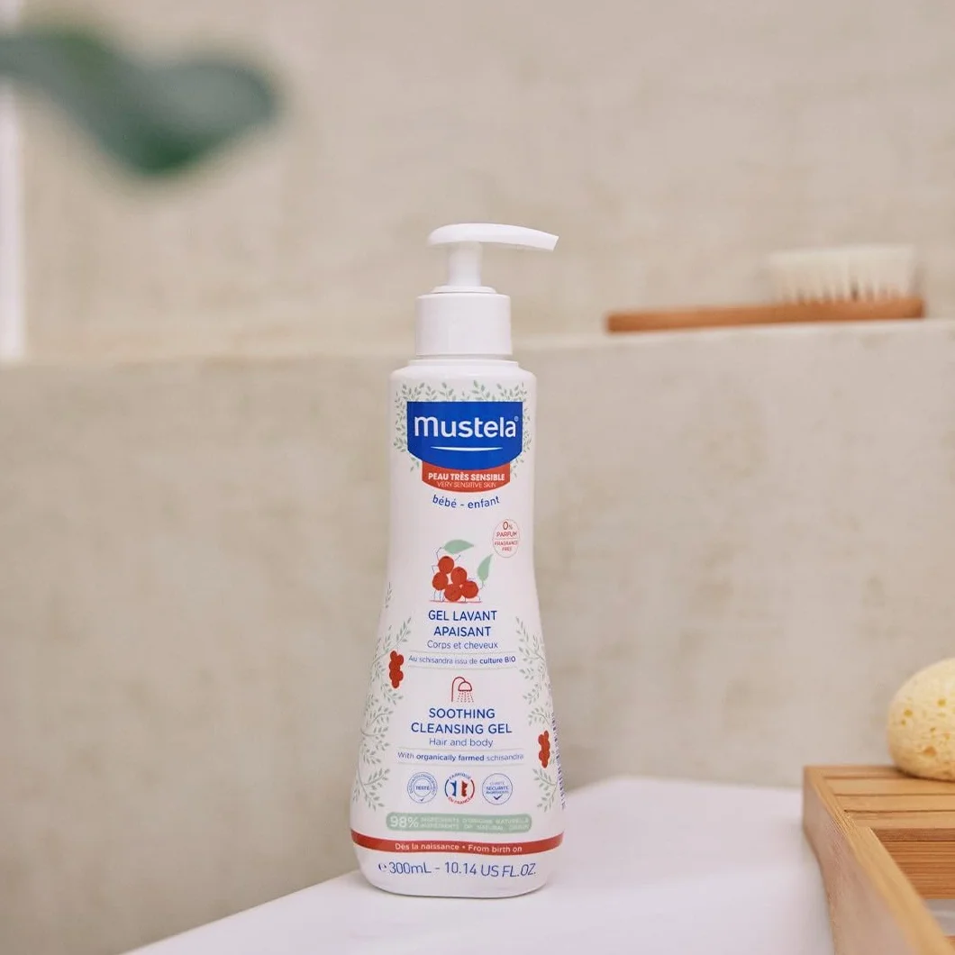 Mustela PIELES MUY SENSIBLES Gel de Baño Confort 300 ml (3504105029937)