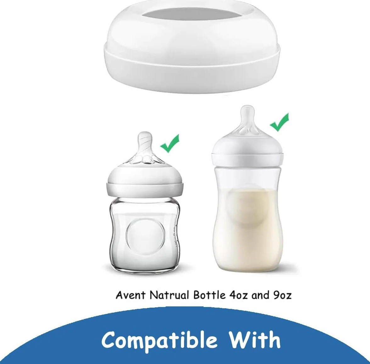 Pierścień do butelki dla niemowląt Philips Avent Natural Response (3 sztuki)