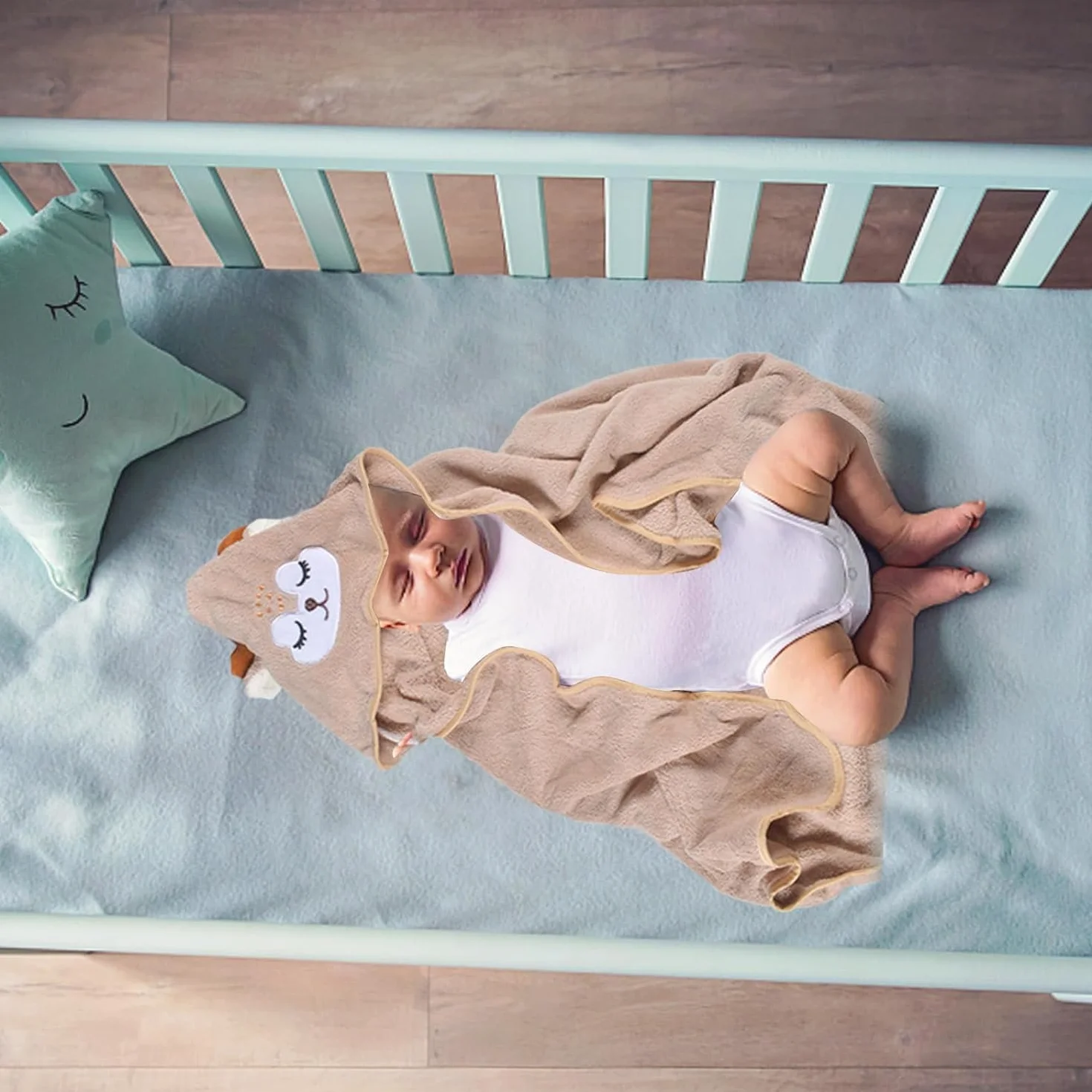 3-częściowy ręcznik dziecięcy z kapturem, ręcznik kąpielowy dla dzieci z 3 wzorami zwierząt, zestaw ręczników dla niemowląt i dzieci, super chłonny