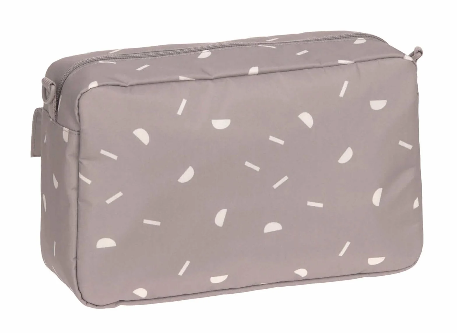LÄSSIG Organizer do wózka dziecięcego, torba na ramię, torba do wózka dziecięcego, w zestawie z mocowaniem do wózka dziecięcego / Casual Buggy Organizer Bag Blocks Taupe
