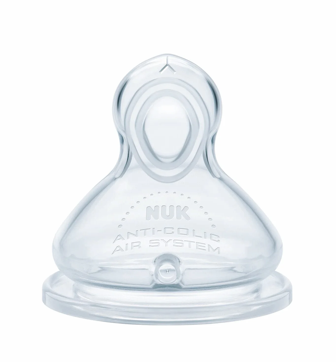 Nuk First Choice+ Flow Control odkurzacz do butelek dla niemowląt w wieku 6-18 miesięcy, zawór antykolkowy, nie zawiera BPA, 2 sztuki