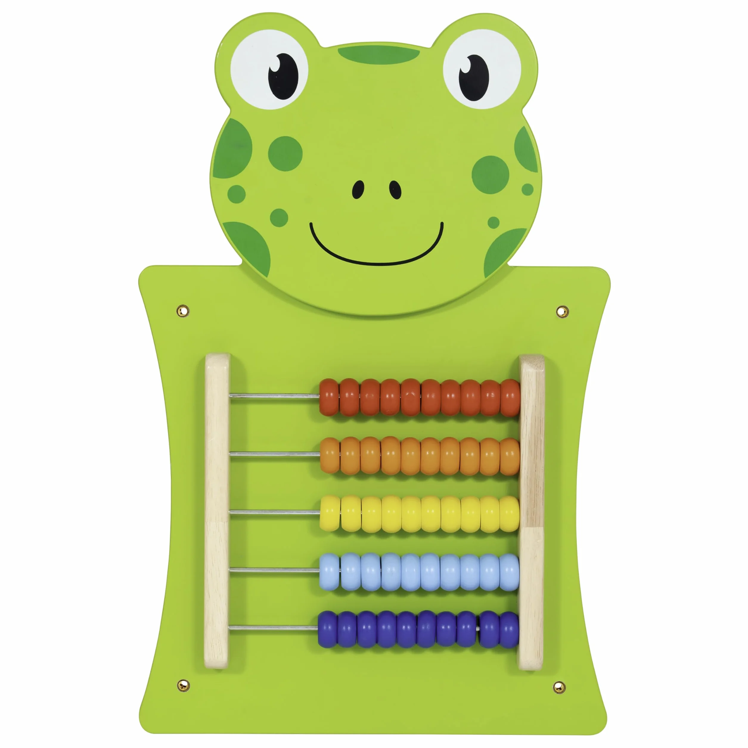 LEARNING ADVANTAGE Frog Activity Wall Panel - Centrum aktywności dla maluchów - zabawka dla dzieci w wieku 18 m + - dekoracja do sypialni i obszarów zabaw