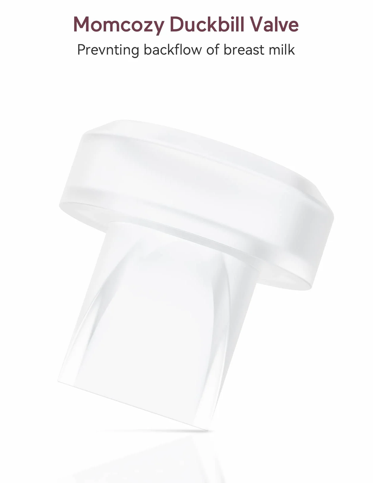 Momcozy Zawory Duckbill i silikonowa membrana do Momcozy S9 Pro/S12 Pro Oryginalne akcesoria zamienne do laktatora Momcozy S9 Pro/S12 Pro, 1 opakowanie
