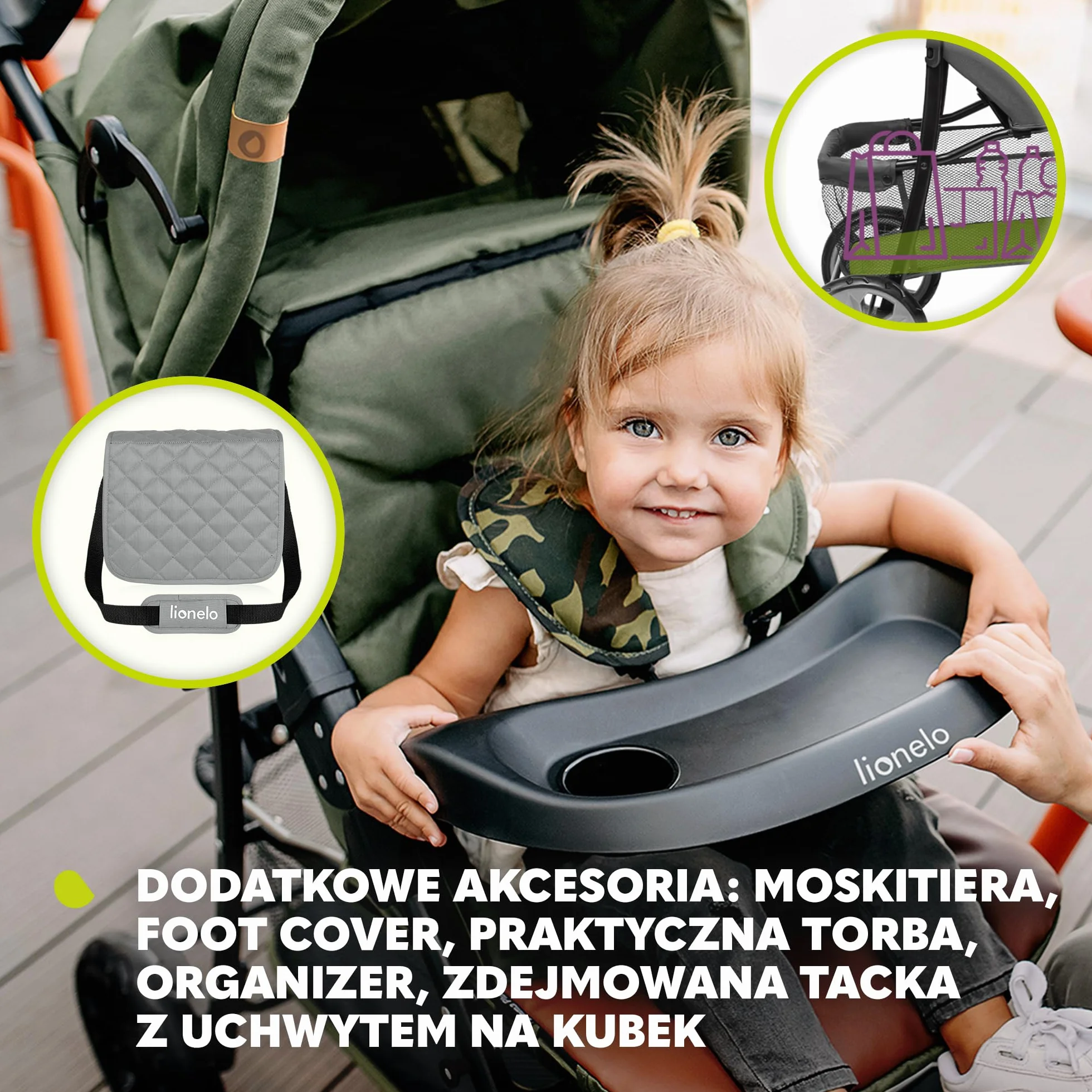 LIONELO Emma Plus Wózek Spacerowy Dziecięcy, Spacerówka od 6 do 36 Miesięcy do 15 kg, Lekka Konstrukcja, 5-punktowe Pasy, Blokada Skrętu Amortyzatory Kosz na Zakupy, Daszek XXL (Szary)