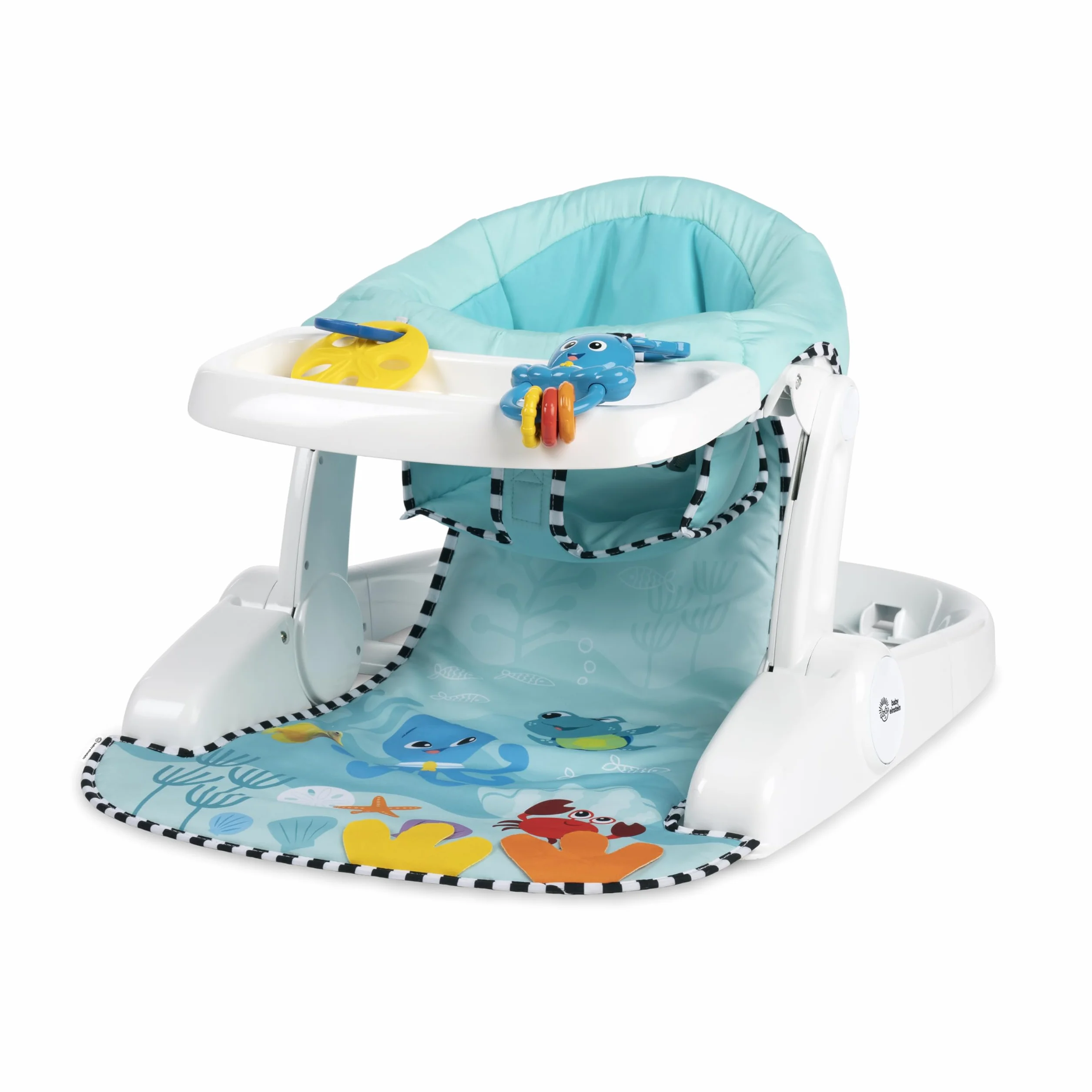 Baby Einstein, Sea of Support 2 w 1 z wyjmowaną półką i zabawkami
