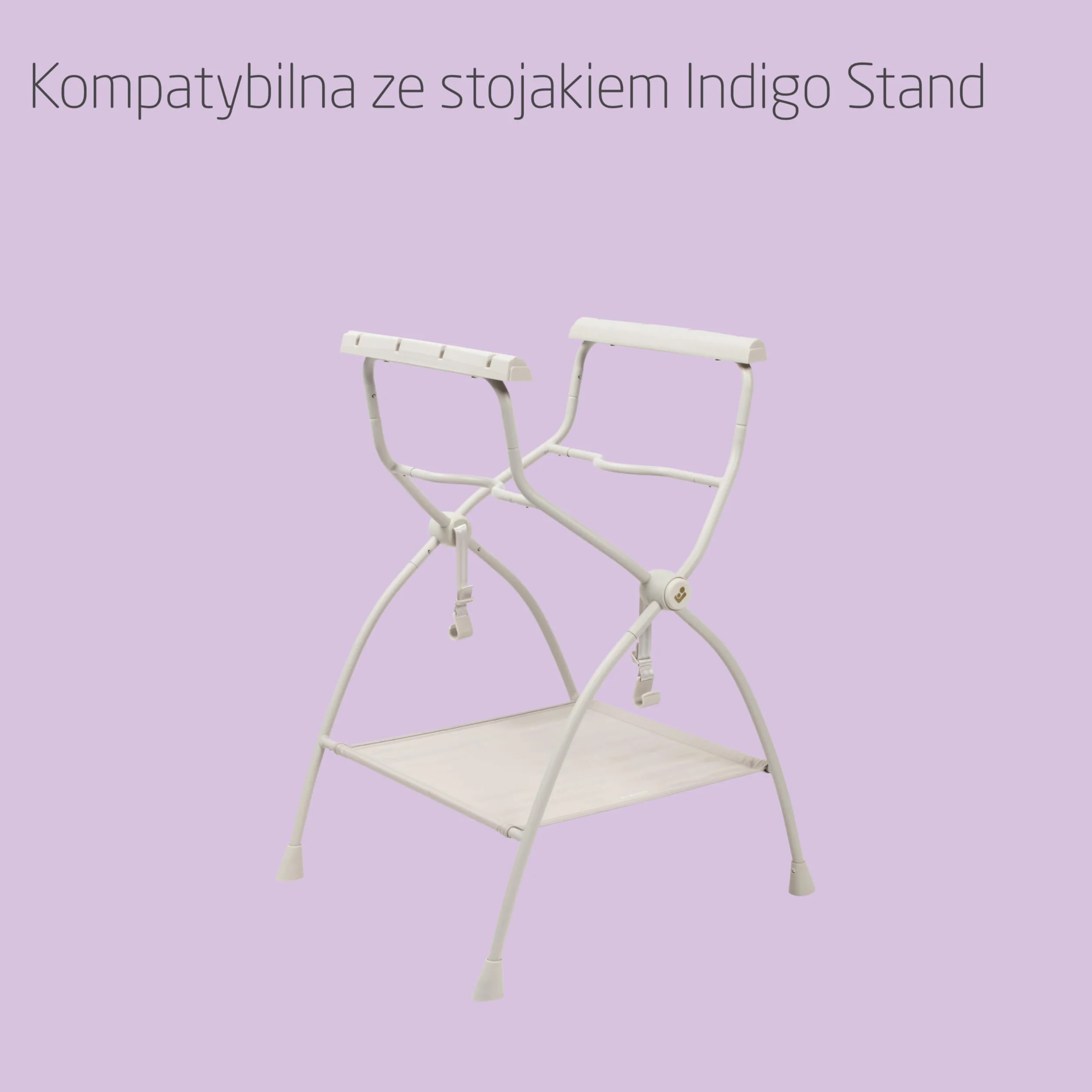 Maxi-Cosi Indigo Składana Wanienka dla Niemowląt, 0-4 lata, Wanienka dla Dziecka, Zabudowany Termometr HighSense, Antypoślizgowa, Hak do Zawieszania, Składana na Płasko, Sage Green