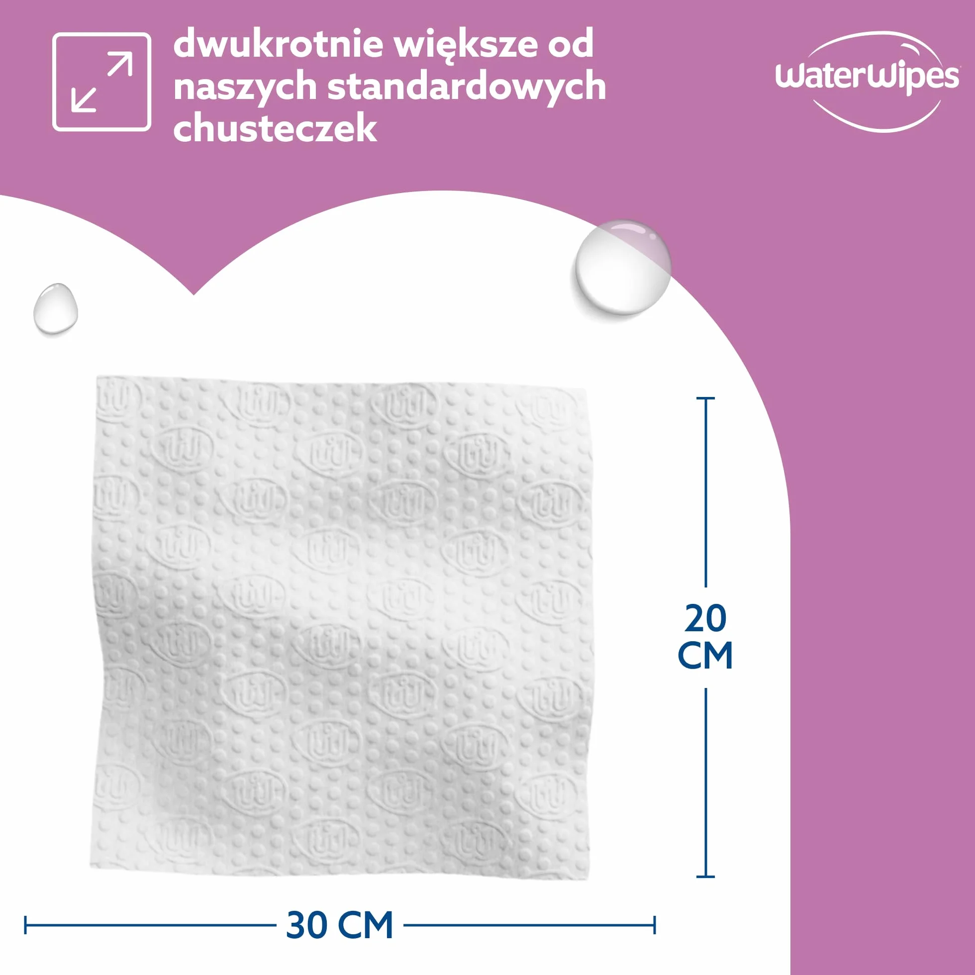 WaterWipes Sensitive+ Body & Intimate Wipes, Chusteczki nawilżające, 90 sztuk (opakowanie 3) – 3 w 1: delikatnie oczyszczają, pielęgnują i nawilżają. 99% wody z aloesem, bezzapachowe