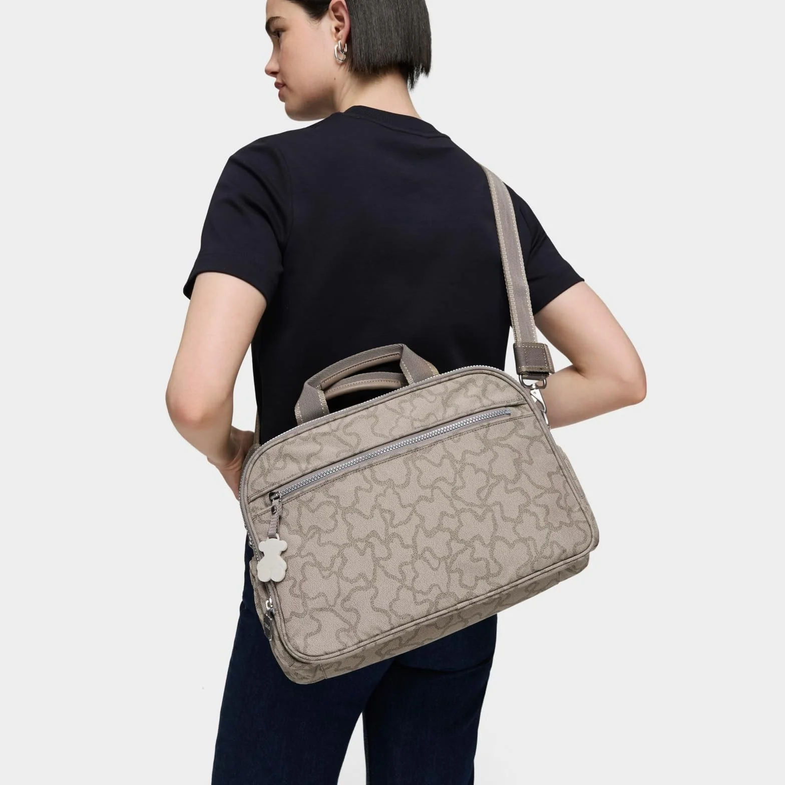 Kaos Baby Bag w kolorze kamienia, Kamień, Unikalna talla, Współczesny