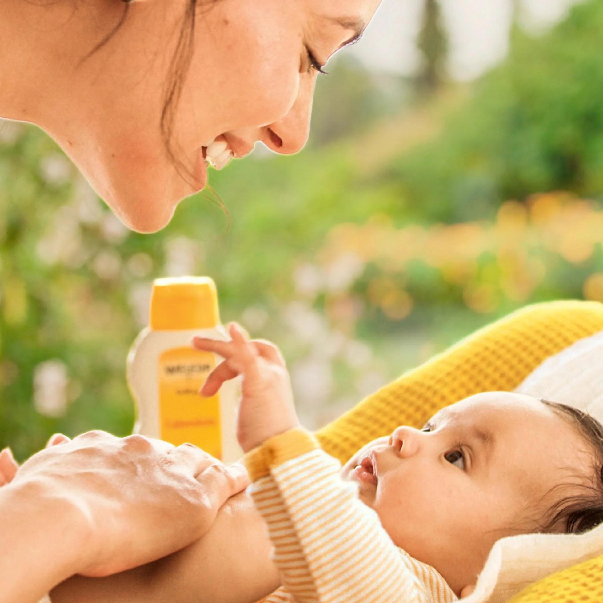 Weleda Balsam do ciała dla niemowląt, krem nawilżający z nagietka, krem nawilżający dla niemowląt, delikatna skóra, testowany dermatologicznie, delikatna ochrona, opracowany przez profesjonalistów