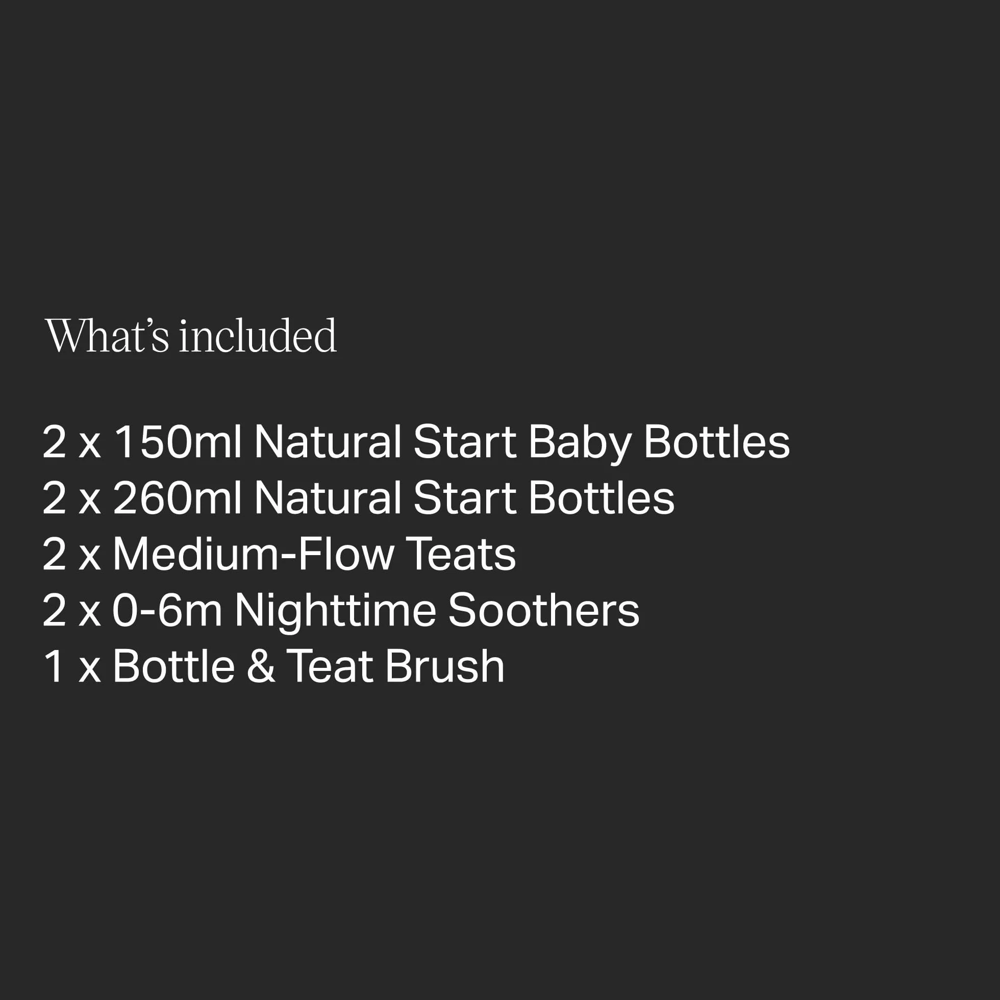 Natural Start Tommee Tippee zestaw dla niemowląt, antykolkowe butelki 150 ml/260 ml, ze średnim przepływem w kształcie piersi, samosterylizujące