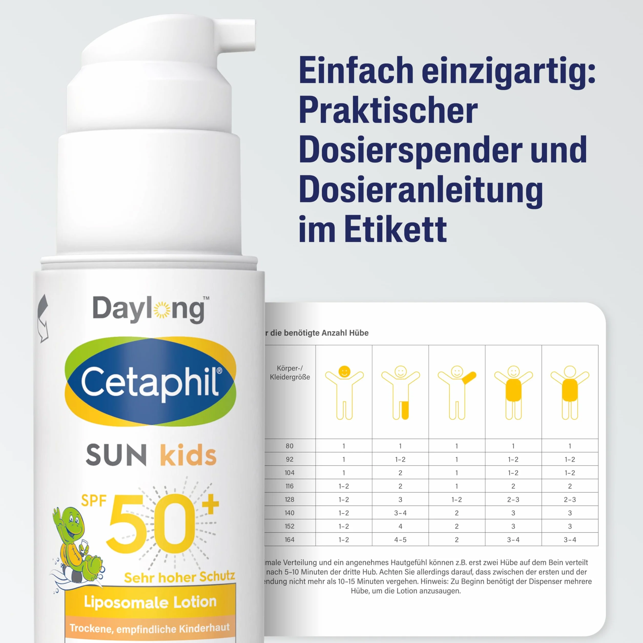 Cetaphil sun kids Daylong 50+ liposomale Lotion, 150 ml Lotion