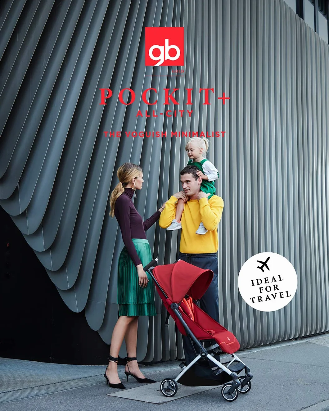 gb Cybex Brand Gold Wózek dziecięcy Pockit+ All-City, Ultra compact, Od 6 miesięcy do 22 kg(ok. 4 lata), Fashion Collection, Velvet Black