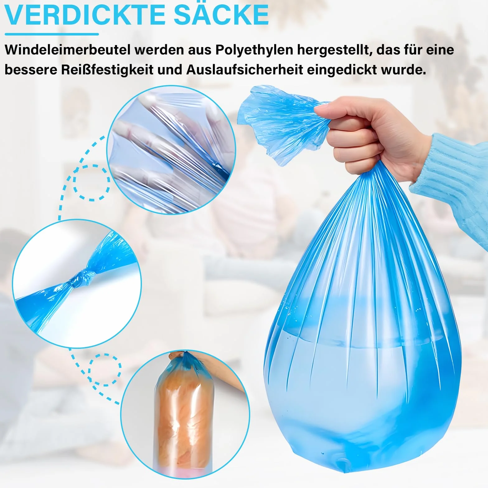 12 sztuk pojemników na pieluchy, kasety uzupełniające, kompatybilne z Tommee Tippee, 12 sztuk w opakowaniu