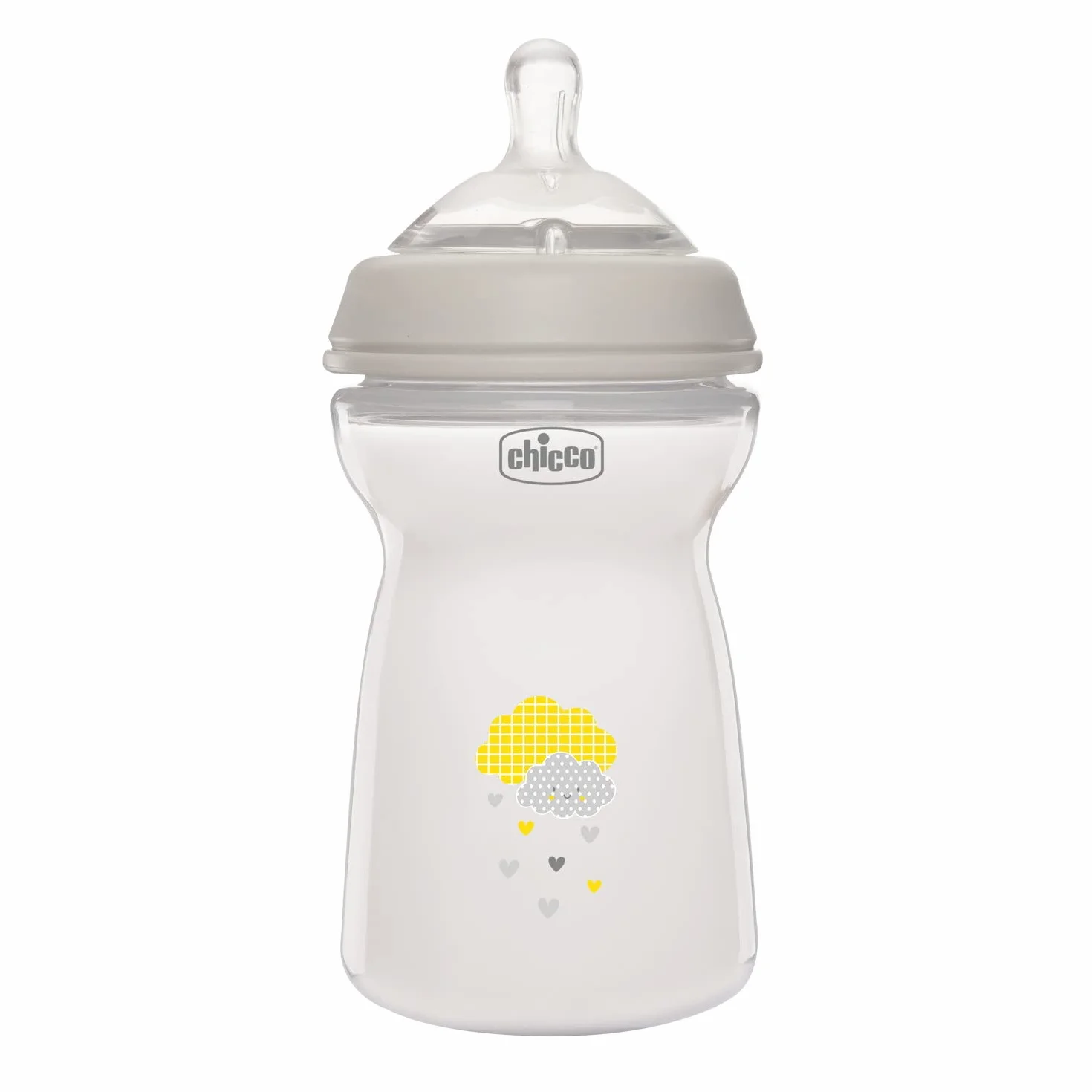 Chicco Zestaw startowy, butelka 3 w 1 ze sterylizatorem elektrycznym i podgrzewaczem do butelek, w zestawie 3 butelki Natural Feeling, biała, przezroczysta, żółta
