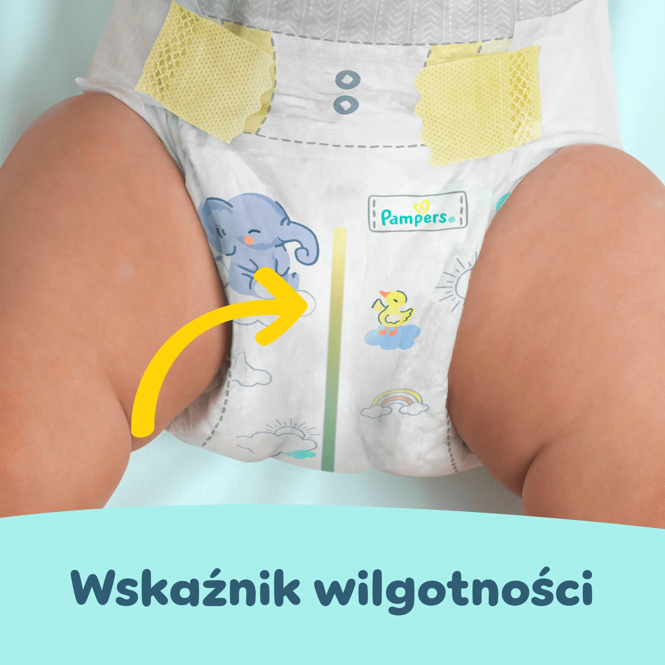 Pampers Premium Care rozmiar 1, 156 pieluszki, 2kg-5kg, podwójna ochrona: skóry i przed przeciekaniem