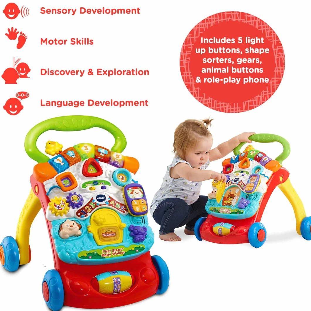 Vtech 505603 chodzik dla niemowląt, wielokolorowy