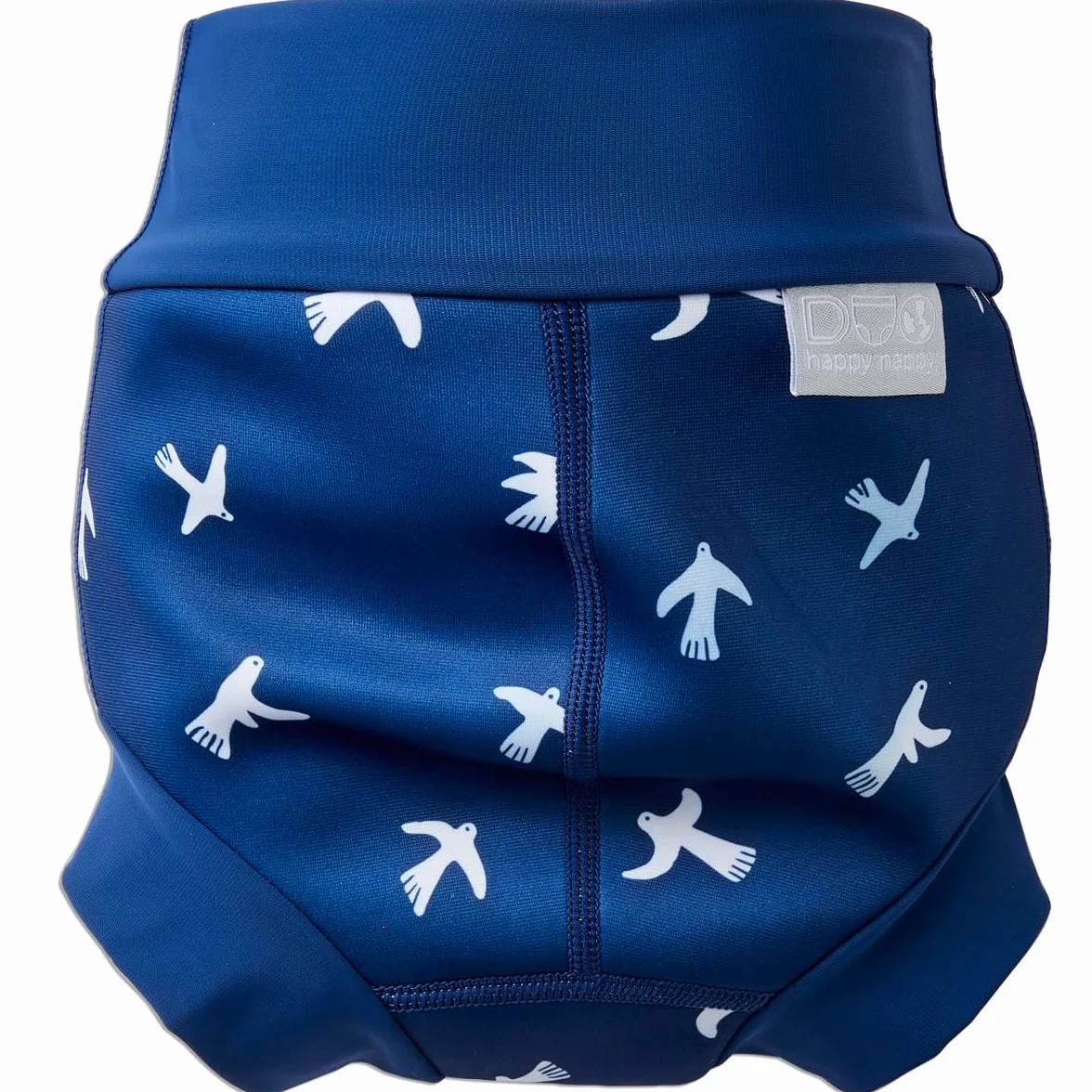 Splash About Happy Nappy Duo Wiederverwendbare Schwimmwindel, White Birds, 12-24 miesięcy