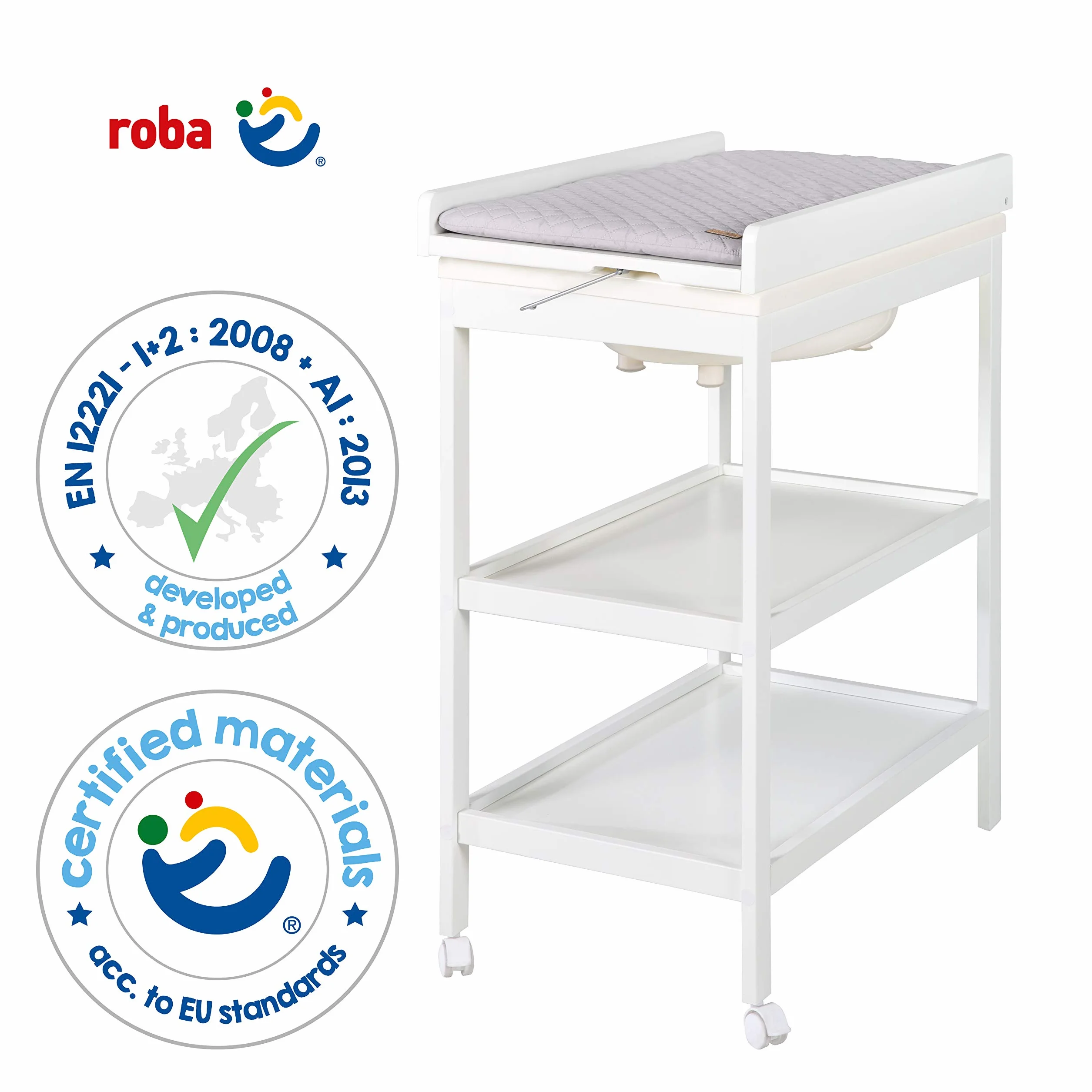 Roba 212061WEV230 Stół do Przewijania, Biały, Do 11 kg