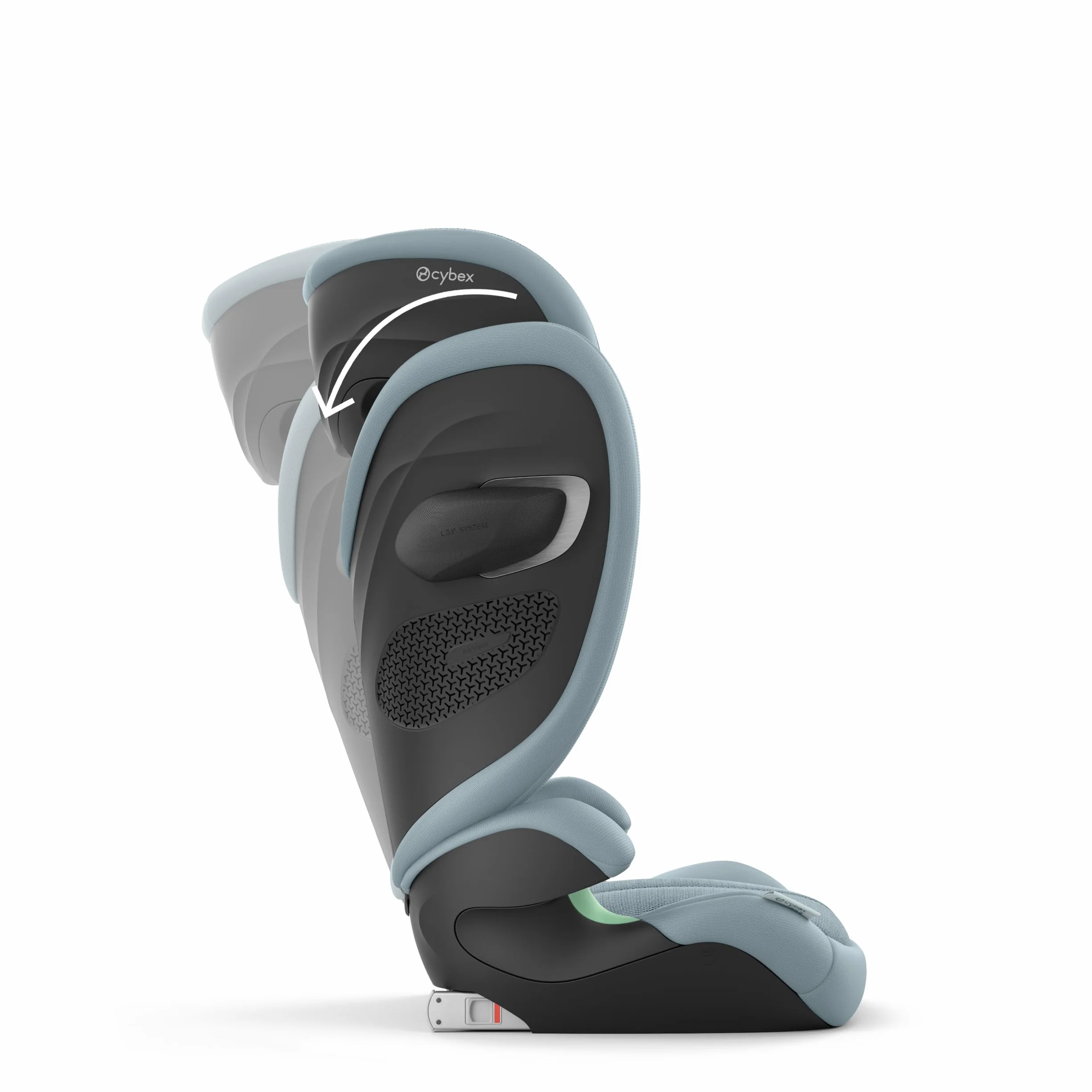 Cybex Solution G2 Plus/Stormy Blue-light blue PU1, Stormy Blue, Plus, Solution G2