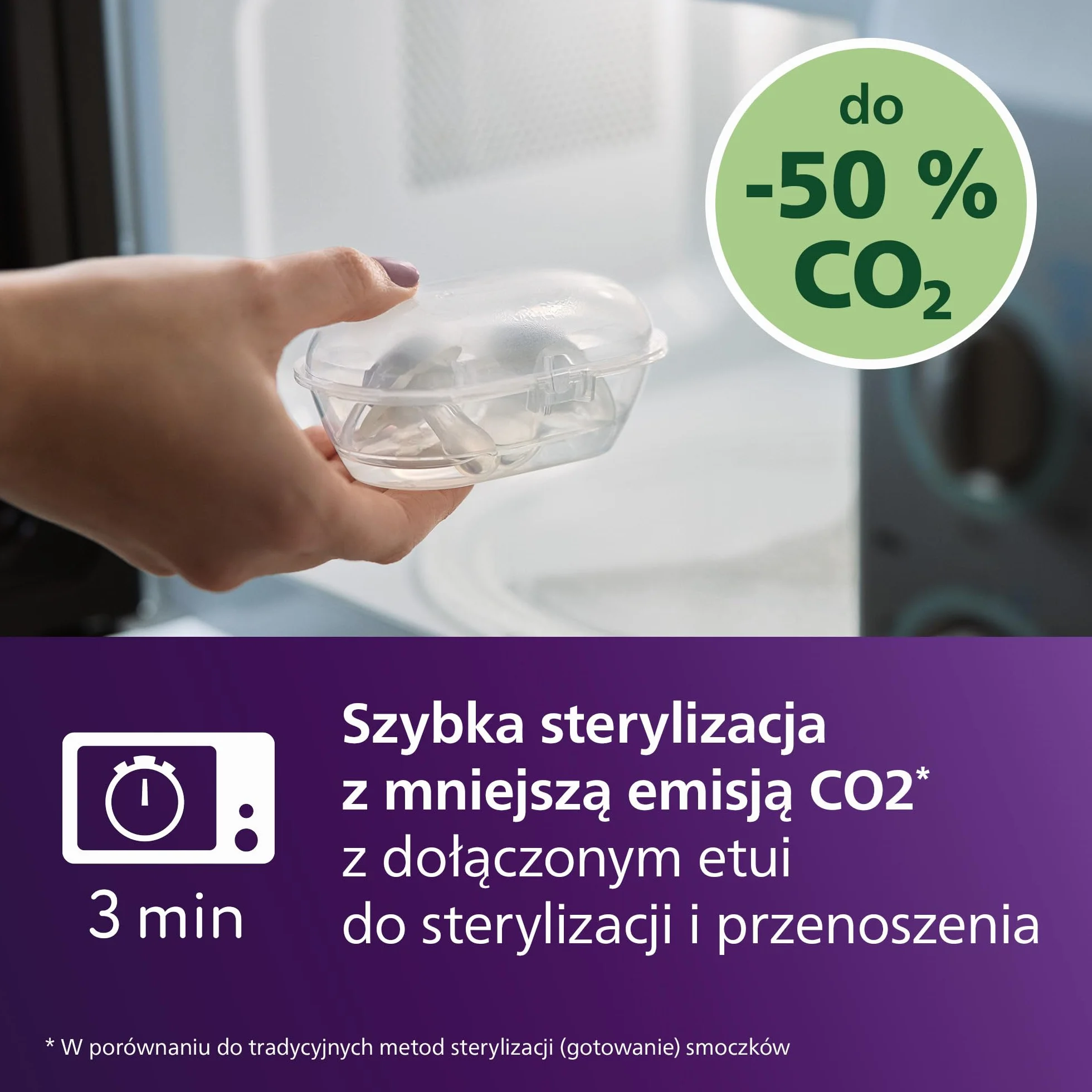 Philips Avent Ultra Air Smoczki — ortodontyczny smoczek dla dzieci w wieku 6-18 miesięcy, symetryczna miękka silikonowa końcówka, bez BPA, 2 etui do sterylizacji, 4 sztuki, SCF087/26